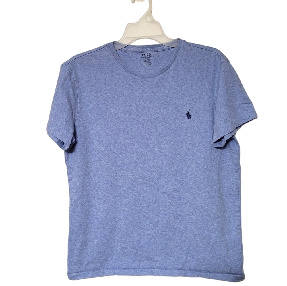 Polo Ralph Lauren Blue Cotton Short Sleeve‎ Shirt Size Medium